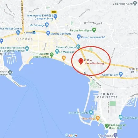 2 Pieces Luxueux En Face Du Martinez Et Croisette Апартаменты Канны